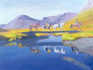 الدكتور صمويل جونسون (1709-84) (تلوين لاحق) بواسطة مدرسة اللغة الإنجليزية